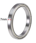 Side view of 6809ZZ Deep Groove Ball Bearing Z2 Double Shielded 45mm Inner Diameter 58mm Outer Diameter 7mm Width Chrome Steel GCr15