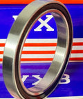 6812RS Bearing 60x78x10mm Sealed Ball Bearing side view on a colorful background.