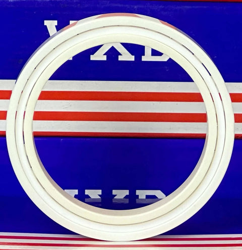6812 Full Ceramic Bearing 60x78x10mm in white, focusing on round shape and smooth surface designed for corrosion resistance.