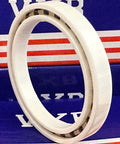 6812 Full Ceramic Ball Bearing Balls Si3N4/ZRO2 60x78x10mm side view showing ceramic material and ball bearing cage.