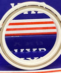 6812 Full Ceramic Ball Bearing Balls Si3N4/ZRO2 60x78x10mm side view showing ceramic bearing construction.
