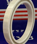 6812 Full Ceramic Ball Bearing Balls Si3N4/ZRO2 60x78x10mm white ceramic outer ring side view