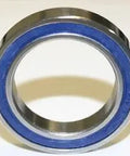 6813-2RS Sealed Bearing 65x85x10mm front view showcasing blue rubber seal and chrome steel construction.