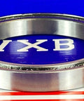 6813 Bearing 65x85x10 Open chrome steel ball bearing side view, showcasing its deep groove design and oil preservation.