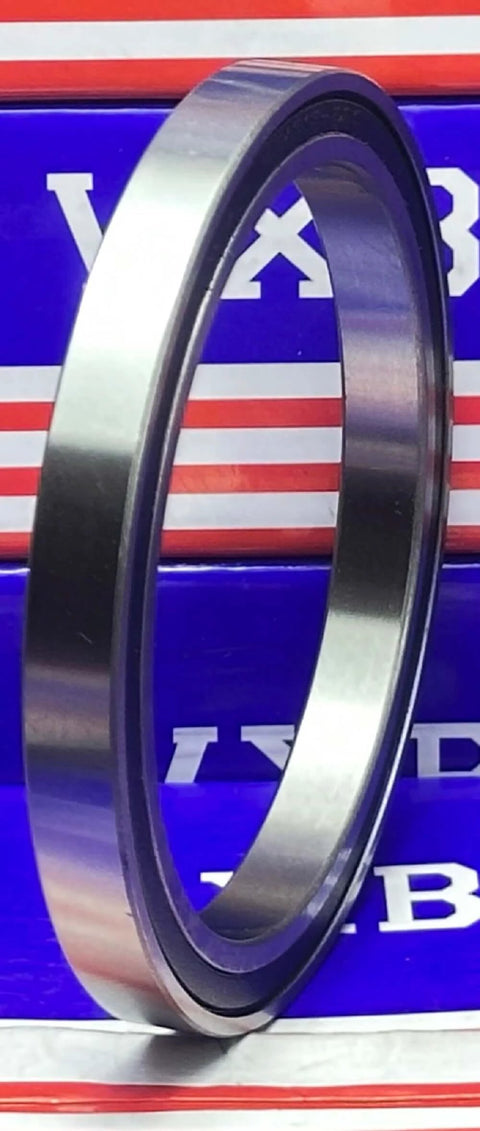 6816-2RS Sealed Bearing 80x100x10mm 80mm ID/Bore close-up view featuring chrome steel construction and rubber seal.