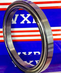 6816ZZ Bearing 80x100x10mm - Double Shielded Ball Bearing, side view showing chrome steel construction and slim design.