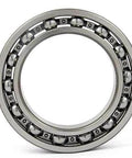 6817 Bearing 85x110x13 Open ball bearing with chrome steel material and visible deep groove design.