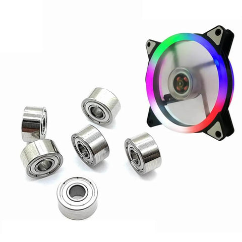 20-Pack 683ZZ Double-Shielded Sealed Ball Bearings 3mm x 8mm x 4mm with motor and roller wheel display