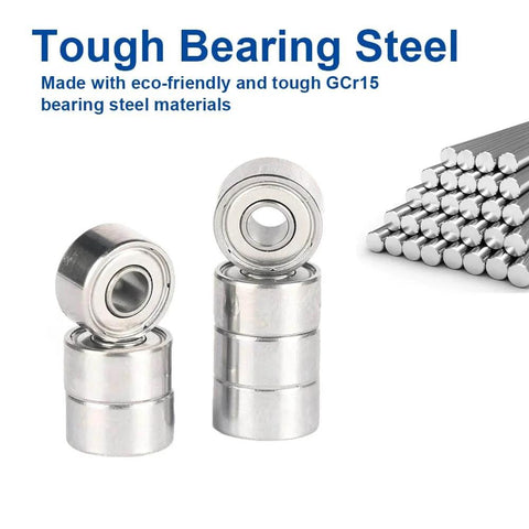 20-Pack 683ZZ Double-Shielded Sealed Ball Bearings 3mm x 8mm x 4mm made of GCr15 bearing steel