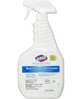 Clorox Healthcare Bleach Germicidal Cleaner Spray, unscented, 1 qt white plastic bottle with trigger sprayer