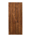 36 Inch By 84 Inch Knotty Pine Sliding Barn Door Slab With Walnut Stain For Interior Rooms Rustic Farmhouse Style Easy Install Kit With Smooth Track And Easy Slide Hardware