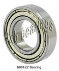 6901/13ZZN 13x24x6 Ball Bearing single Row shielded Bearing - Buy Bearings online - Fast US Shipping