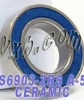 6903-2RS Ceramic Bearing Stainless Steel ABEC-5 17x30x7 Sealed Bearings - VXB Ball Bearings