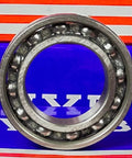 6905 Bearing - Deep Groove Ball Bearing 6905 front view with metal structure and visible balls for industrial use