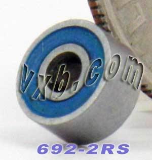 692-2RS 2x6x3 Bearing Sealed Miniature - VXB Ball Bearings