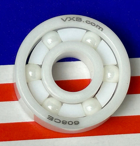 6 Balls Bearing 608 Full Ceramic Ball Bearing 8x22x7 Miniature