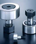 Stud roller cam follower CR8-1VBR single unit, 1/2 in roller, 3/8 in width, shielded hex head, #10-32 UNF stud thread, uncaged