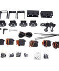 Components of Six Degree Of Freedom Robotic Arm Kit With Six Servo Motors for Education and STEM projects