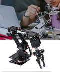 Six Degree Of Freedom Robotic Arm Kit With Six Servo Motors Programmable Clamp Hand Claw Manipulator for STEM education and teaching.