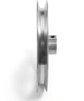 Side view of Heavy Duty 6 Inch V Groove Drive Pulley With Half Inch Bore 34 Degree V Groove Zinc Die Cast Z3A for 4L A Belts