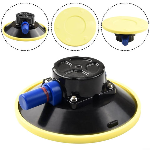 6 Inch Vacuum Suction Cup With Beefy Heavy Duty Aluminum Base And Hand Pump, 70 Lb Capacity Glass Lifter for auto repair