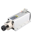 6kW ER32 Air Cooled CNC Spindle Motor For Router With Four Bearings, 220V 380V Mounting Flange, High Torque, Smooth Run