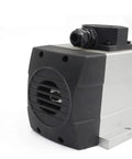Square 6KW 380V ER32 Water Cooled Spindle Motor With Four Bearings, High Speed Live Spindle, front view CNC routers