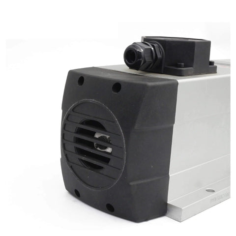 Square 6KW 380V ER32 Water Cooled Spindle Motor With Four Bearings, High Speed Live Spindle, front view CNC routers