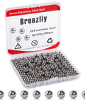 Pro Grade 6mm G25 304 Stainless Steel Bearing Balls Pack Of 200 for precision machines and bearings, ISO 9001 certified, Breezliy