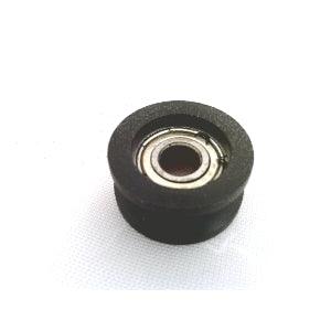 6mm Bore Bearing with 21mm Round Nylon Pulley U Groove Track Roller Bearing 6x21x10mm - VXB Ball Bearings