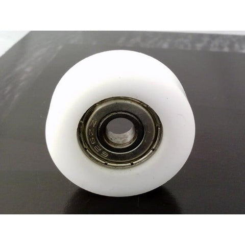 6mm Bore Bearing with 22mm White Plastic Tire 6x22x7mm - VXB Ball Bearings