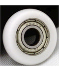 6mm Bore Bearing with 32mm White Plastic Tire 6x32x11mm - VXB Ball Bearings