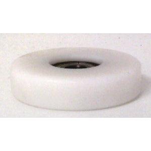 6mm Bore Bearing with 36mm White Plastic POM Tire 6x36x9mm - VXB Ball Bearings