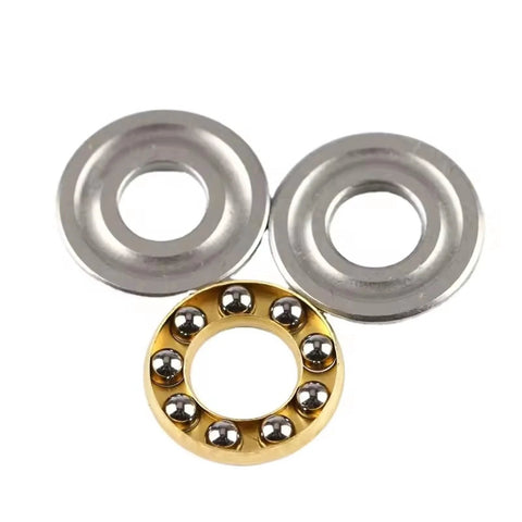 6mm Bore Miniature Planar Bearing With 12mm Outer Diameter And 4.5mm Thick Shaft Support Ideal For Oven Turntables Pumps And Rotary Tools Brass Cage Wear Resistant Corrosion Resistant Built To Last Axial Thrust Ball Bearing 10Pcs