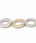 6mm Bore Miniature Planar Bearing With 12mm Outer Diameter And 4.5mm Thick Shaft Support ideal for rotary tools visible in brass and metal layers