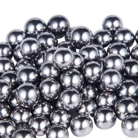 Close-up of Pro Grade 6mm G25 304 Stainless Steel Bearing Balls Pack Of 200 For Precision Machines And Bearings ISO 9001 Certified Durable