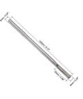 6mm Chucking Reamer For Lathe With HSS Cobalt M35 Alloy Pro Grade, D4 Tolerance, 6 Straight Flutes, Round Shank Cutting Tool