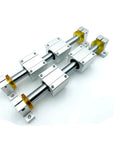 2pcs 6mm Linear Motion Rods 500mm Long, Case Hardened Chrome Plated Steel Shafts, smooth guide rails for CNC and 3D printers