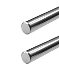 2pcs 6mm Linear Motion Rods 500mm Long, Case Hardened Chrome Plated Steel Shafts, Smooth Linear Guide Rails for CNC and 3D Printers
