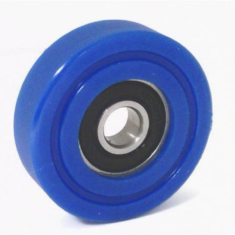 6X35X14mm Polyurethane Rubber roller wheel Bearing Sealed Miniature with tire - VXB Ball Bearings
