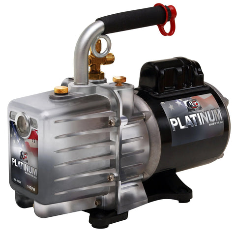 7 CFM Two Stage Platinum Vacuum Pump DV 200N for pro HVAC and lab use, 115V, 60 Hz, low profile by JB Industries
