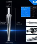 7 Degree Tapered Ball Joint Reamer Tool For One And A Half Inch Pipe Universal Reamer Drill Bit made of 6542 High Speed Tool Steel
