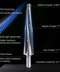 7 Degree Tapered Ball Joint Reamer Tool For One And A Half Inch Pipe Universal Reamer Drill Bit Made Of 6542 High Speed Tool Steel