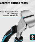 7 Inch Nail Puller combines CRV steel with a rust resistant, blackened and polished finish and a comfortable non slip handle.
