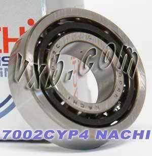 7002CYP4 Nachi Angular Contact Bearing 15x32x9 Abec-7 Japan Bearings - VXB Ball Bearings