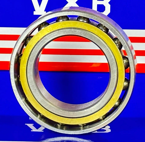 7008ACM Angular Contact bearing Bronze Cage 40x68x15 - VXB Ball Bearings
