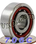 706C Phenolic ABEC 3 Angular Contact Ball Bearing 6x17x6 Miniature - VXB Ball Bearings