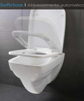 Top Shelf White Oval Toilet Seat With No Drama Soft Close Hinges Quick Top Fix Setup Crafted From Heavy Duty Polypropylene on toilet.