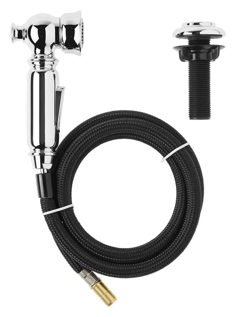 Genuine Side Spray Assembly In Polished Chrome For Kitchen Faucets Replacement Part with hose and connector