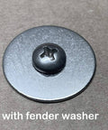 No 8 By 1 Inch Stainless Steel Pan Head Sheet Metal Screw with fender washer for metal, wood, and plastic projects